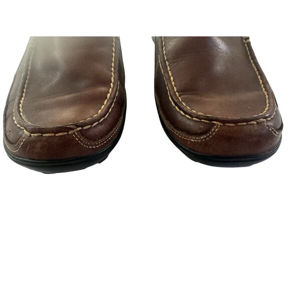 Cole Haan Penny Loafer Driving Shoes Mens 9 1/2 Brown Leather Preppy #6048 - Picture 3 of 11